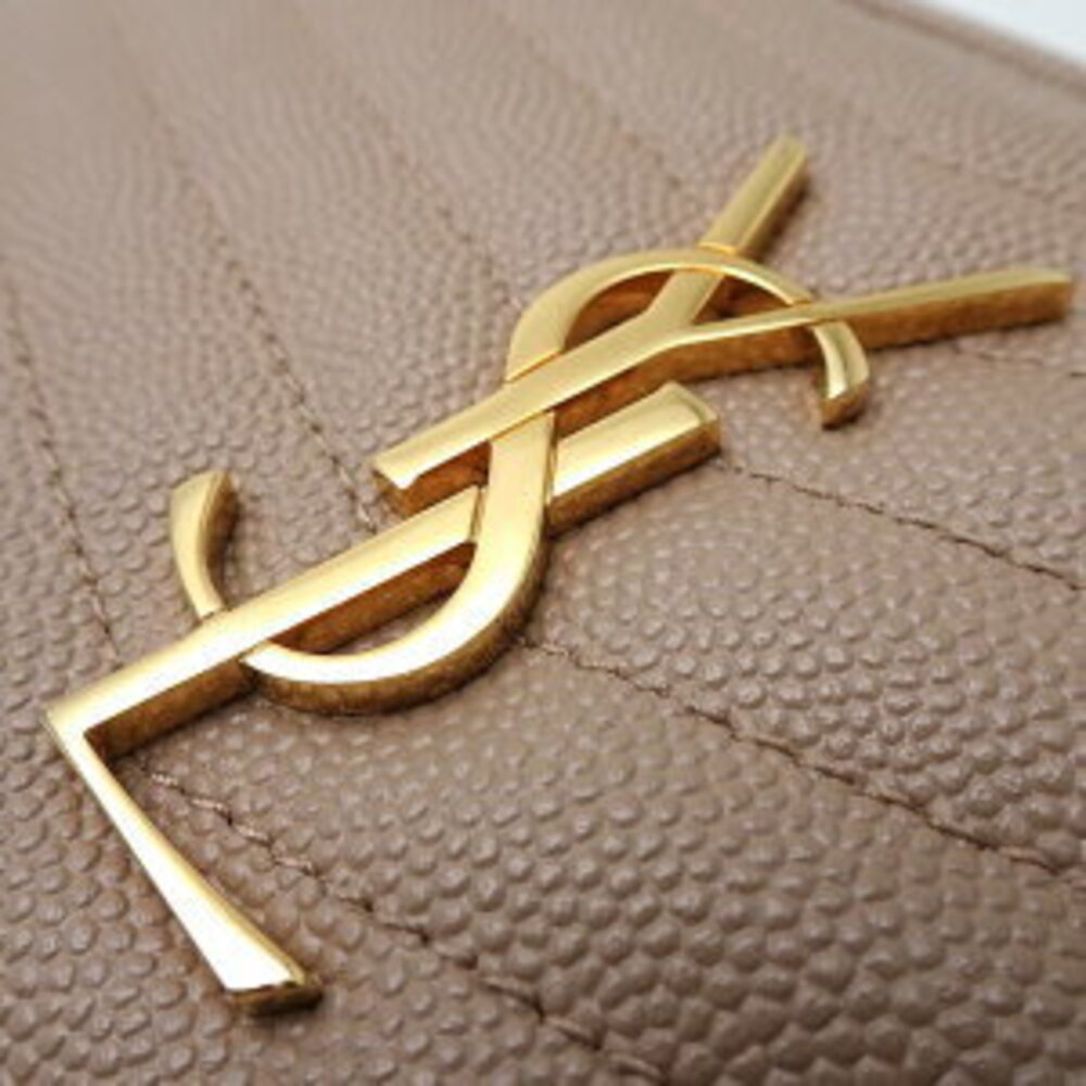 SAINT LAURENT PARIS Lou Bag Beige Pink Tan Leather Shoulder - Picture 5 of 9